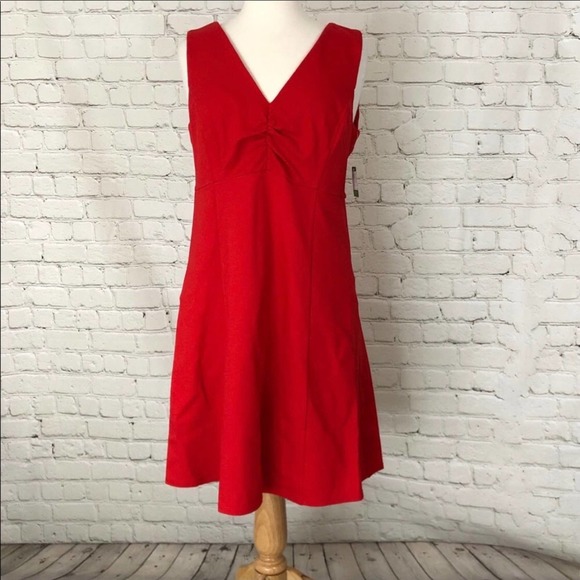 Kate Spade Dress Fit and Flare Red Size 10 NWT - Picture 8 of 8